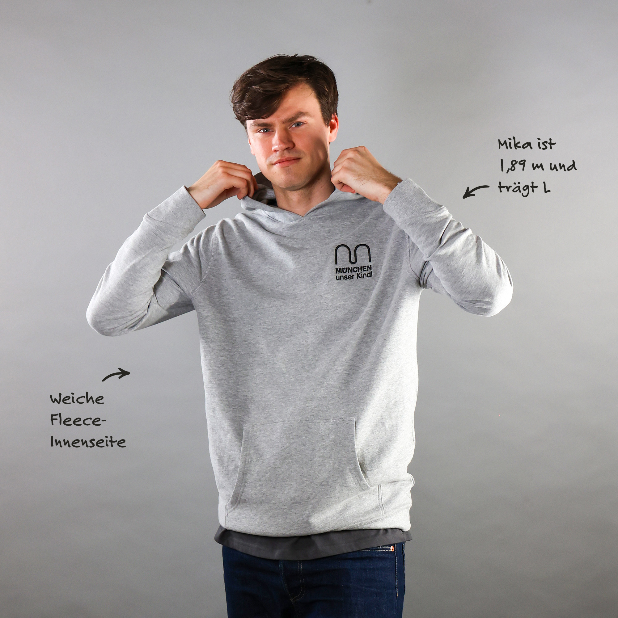 Hoodie Team Stadt München