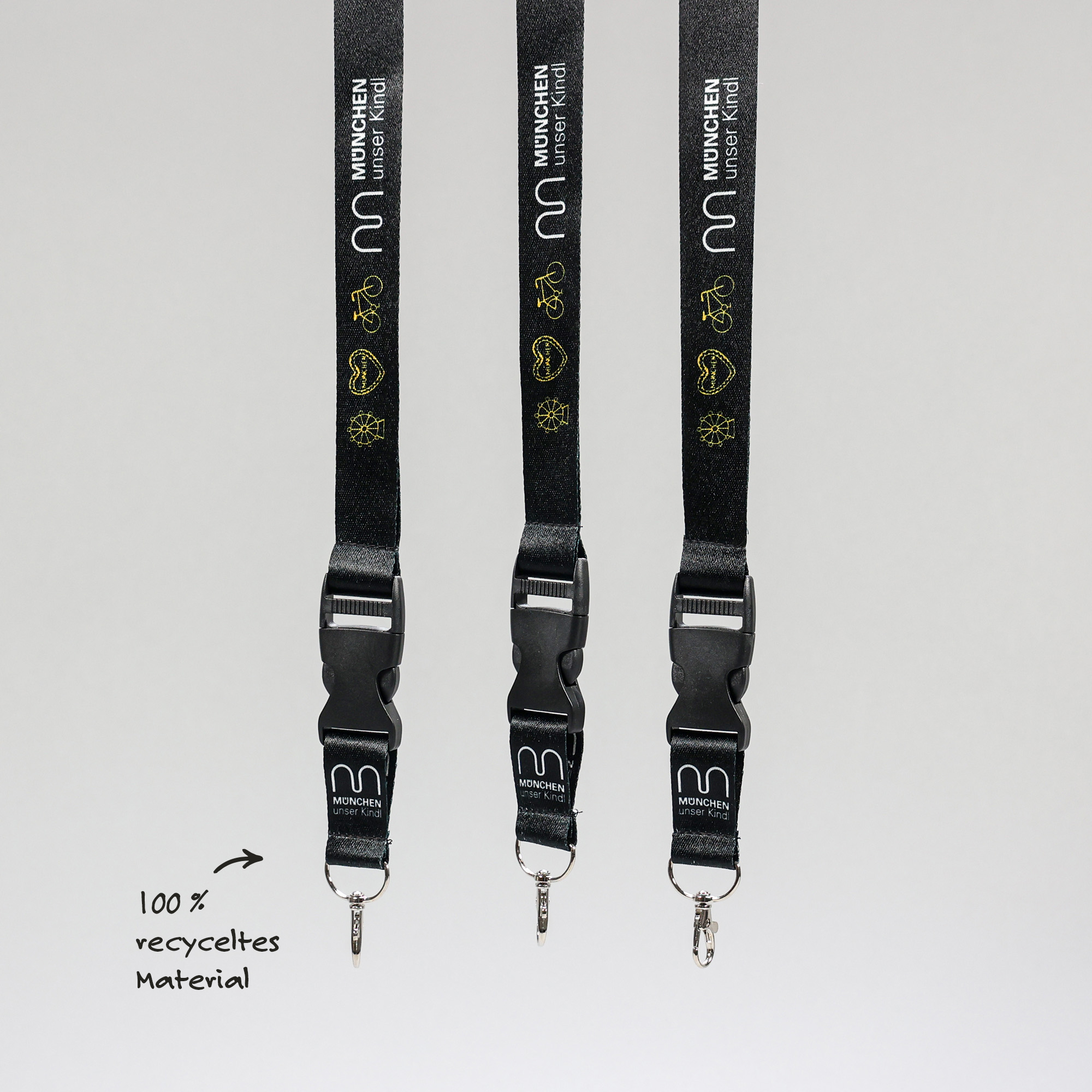 Schlüsselband Münchner Motive